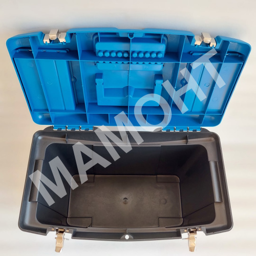 Ящик для инструментов 19" (480 х 250 х 240 мм) с металлическим замком ПРАКТИК PROFESSIONAL (27802204)