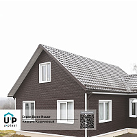 Фасадная панель Ю-Пласт Stone House КИРПИЧ Коричневый