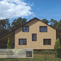 Фасадная панель Ю-Пласт Stone House КИРПИЧ Песочный