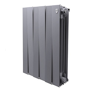 Радиатор биметаллический Royal Thermo PianoForte 500 Silver Satin (серебристый)