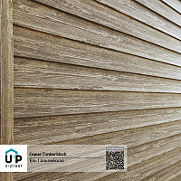 Сайдинг виниловый Ю-Пласт Timberblock ЕЛЬ Альпийская