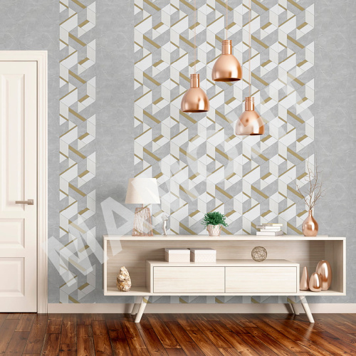 Панель ПВХ Европрофиль Темпо фон 663 (2700 х 250 х 8 мм) 4 шт. - Фото 2