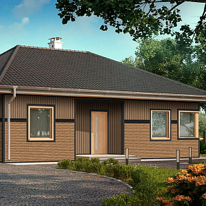 Фасадная панель Ю-Пласт Stone House S-Lock РИГЕЛЬНЫЙ КИРПИЧ Кварц