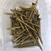 Шуруп универсальный желтый 5.0 х 50 мм МАМОНТ (50 шт.)