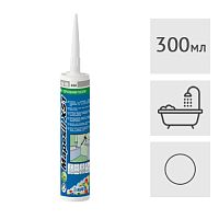 Силиконовый герметик санитарный Mapesil XS1 №999 прозрачный, 300 мл