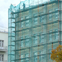 Сетка защитная затеняющая фасадная LIHTAR 80, 40 м2