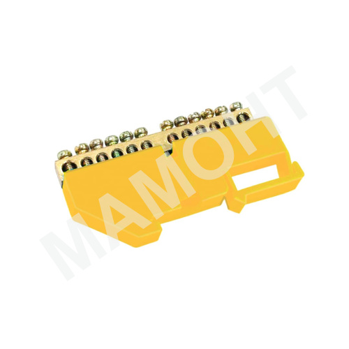 Шина нулевая АТРИОН ZD-12 желтая