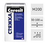 Смесь для стяжки пола цементная Ceresit СТЯЖКА, 25 кг