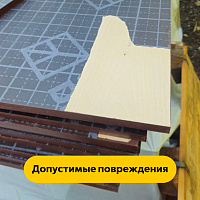 Фанера ламинированная сорт 3/3 (18 мм) 244 x 122 см