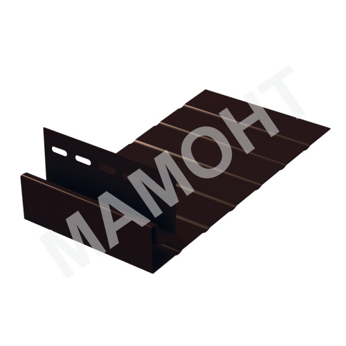 J-фаска Ю-Пласт 3 м, Темно-коричневый