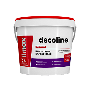 Штукатурка камешковая акриловая ilmax decoline, 1,5 мм, 2964D, 25 кг