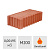 Кирпич керамический красный рядовой полнотелый одинарный рифленый КРО М200 (Витебск, Линия 2) - Превью