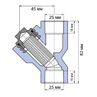 Фильтр ПП Wavin Ekoplastik