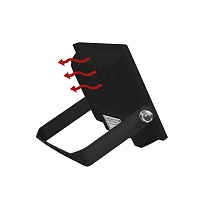 Прожектор светодиодный СДО-7 70Вт черный IN HOME