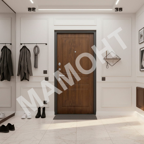 Дверь МАРС 6 Классика Мокко / Дуб темный Промет - Фото 2