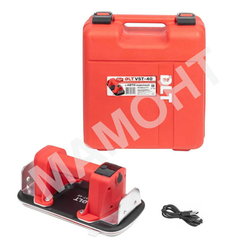 Присоска электрическая DLT VST-40 с АВТО-подкачкой для гладкой и рельефной плитки (2989)