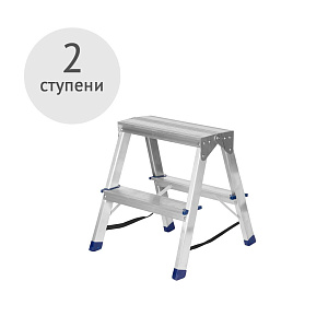 Лестница-стремянка двухсторонняя 2 ступени TARKO 04202