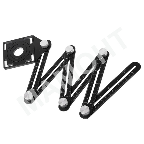 Линейка-шаблон для переноса отверстий на плитку 6 секций по 12 см VertexTools