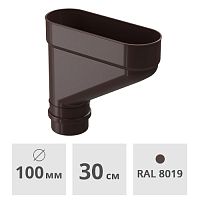 Коллектор Docke Lux ПВХ 100 мм, шоколад