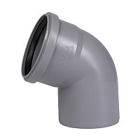 Отвод 67° ПП для внутренней канализации HTB