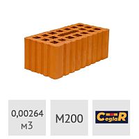 Кирпич керамический красный рядовой пустотелый утолщенный КРПУ-200 Радошковичи