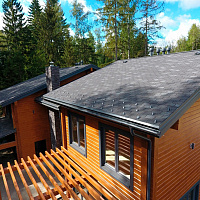 Гибкая черепица Docke PIE PREMIUM Цюрих фладен, 3,1 м2