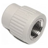 Переход ПП с металлической внутренней резьбой Wavin Ekoplastik