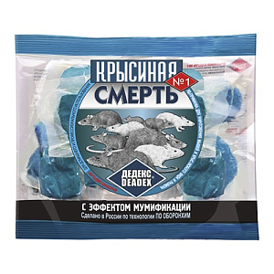 Средство родентицидное Крысиная смерть №1, 100 г