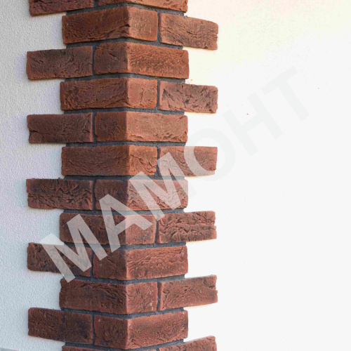 Декоративный камень PETRA Клинкерный кирпич 17П3 - Фото 5