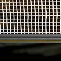 Профиль оконный примыкающий 6 мм с сеткой, длина 3 м, графитовый