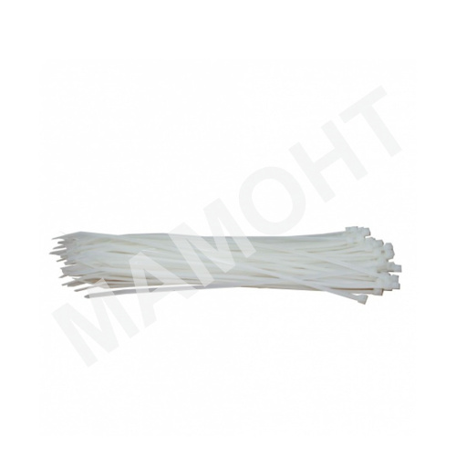 Хомут-стяжка 2,5 x 100 мм белый (100 шт.) АТРИОН