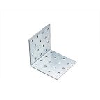 Уголок крепежный равносторонний KUR 80 x 80 x 80 мм, металл 2,0 мм ЕКТ (V020016)