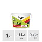 Краска акриловая Condor Ekofest, 1 л