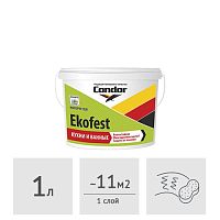 Краска акриловая Condor Ekofest, 1 л