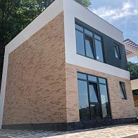 Декоративное покрытие АМК, цвет 100 (песочный), имитация кирпича