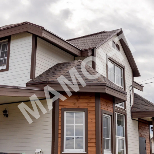 Гибкая черепица ТЕХНОНИКОЛЬ Финская Аккорд Коричневый, 3 м2