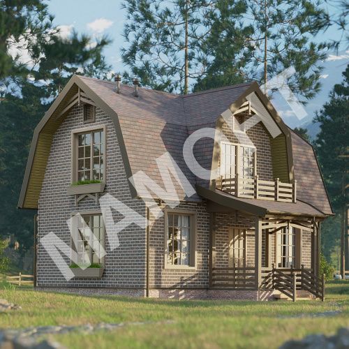 Фасадная плитка Docke PREMIUM BRICK Зрелый каштан, 2 м2 - Фото 3