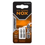 Биты крестообразные PZ2 25 мм торсионные (2 шт.) NOX STRONG (337225-2)