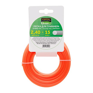 Леска для триммера 2,4 мм х 15 м круглое сечение STARTUL GARDEN (ST6053-24)