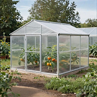 Сотовый поликарбонат 6 мм TitanPlast 2,1 х 6 м (прозрачный)