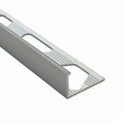 Уголок для плитки алюминиевый Profiling ПО-Г10 серебро 2,7 м