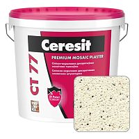 Штукатурка мозаичная силикон-акриловая Ceresit CT 77, GRANADA 1, 25 кг