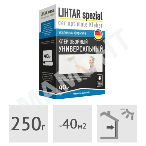Клей обойный универсальный LIHTAR spezial, 250 г