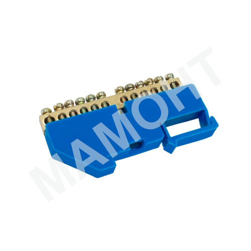 Шина нулевая АТРИОН ZD-12 синяя