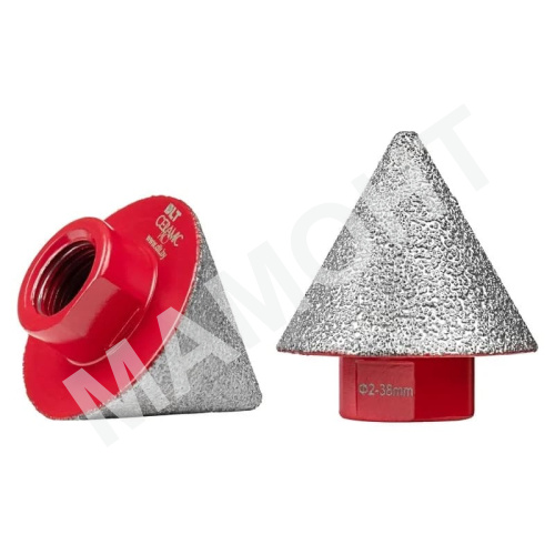 Алмазная конусная фреза DLT CERAMIC CONE PRO, 2-38 мм (0512)