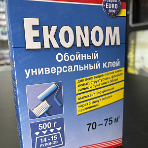 Клей обойный Pufas Эконом универсальный EURO 3000, 500 г