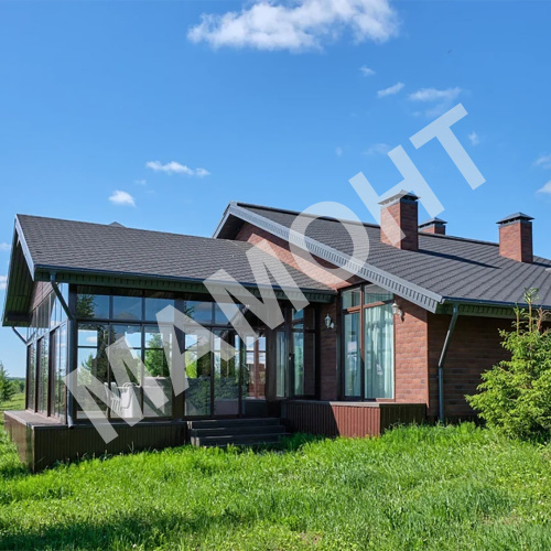 Гибкая черепица ТЕХНОНИКОЛЬ Оптима Соната Серый, 3 м2