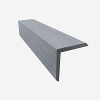 Декоративный угол ДПК RusDecking 50 х 50 мм (серый), 3 м
