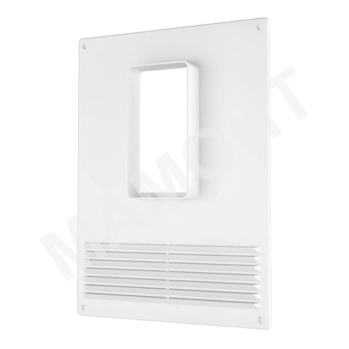 Площадка торцевая для плоских каналов вертикальная с решеткой ERA