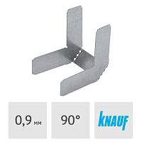 Соединитель угловой 90° Knauf (0.9 мм) для CD-профиля